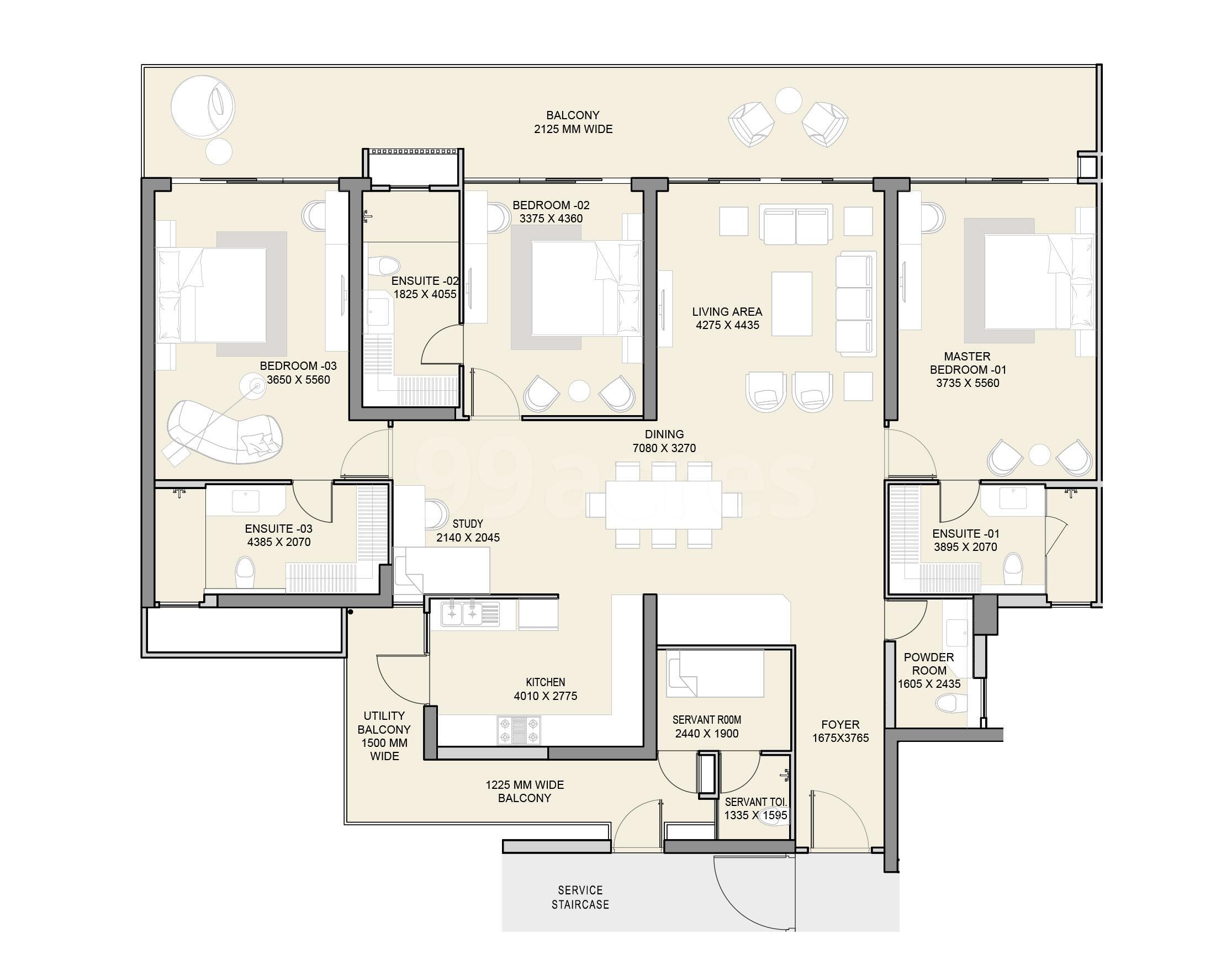 M3M The Cullinan, Sector-94