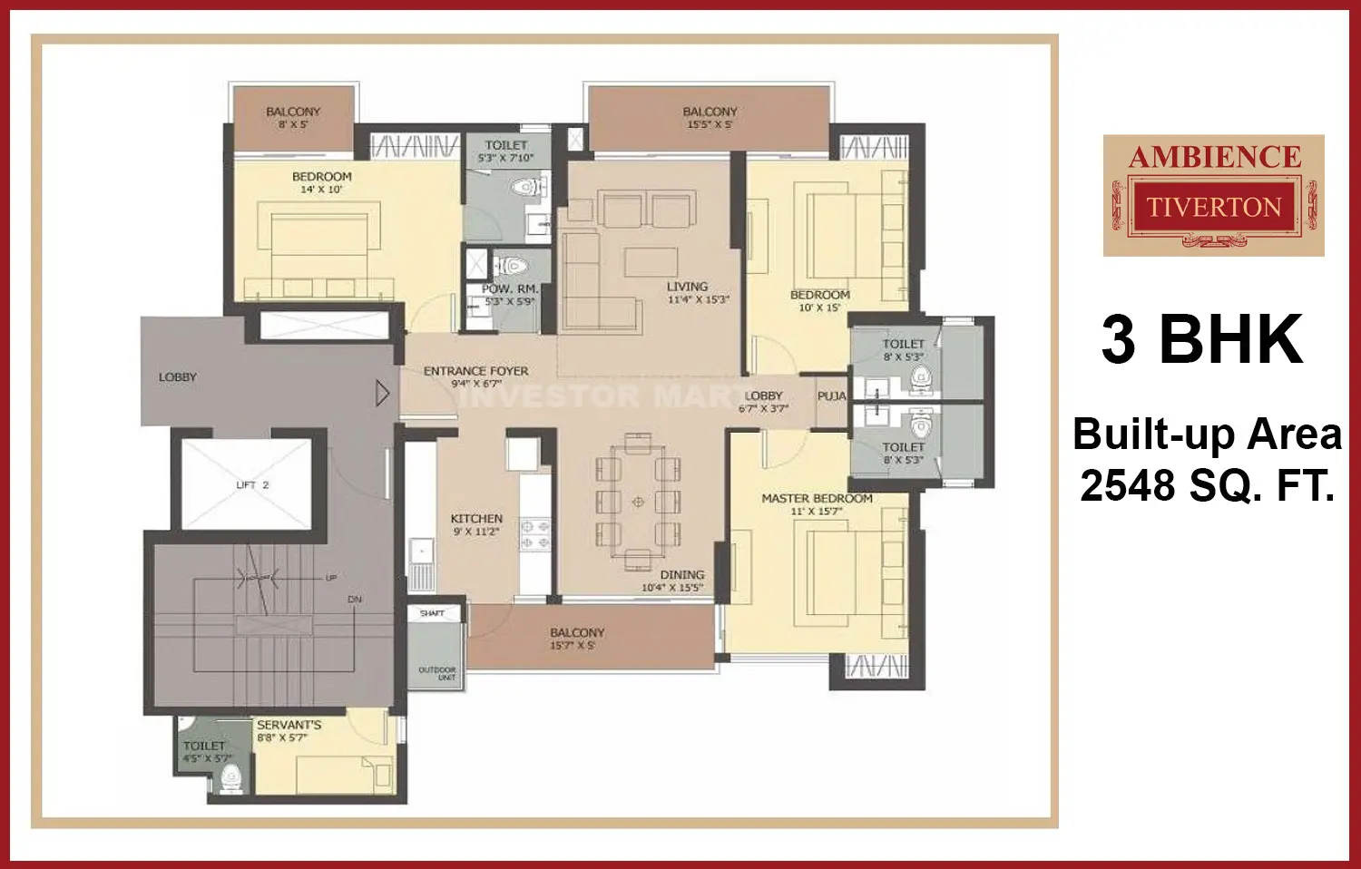 Ambience Tiverton, Sector-50