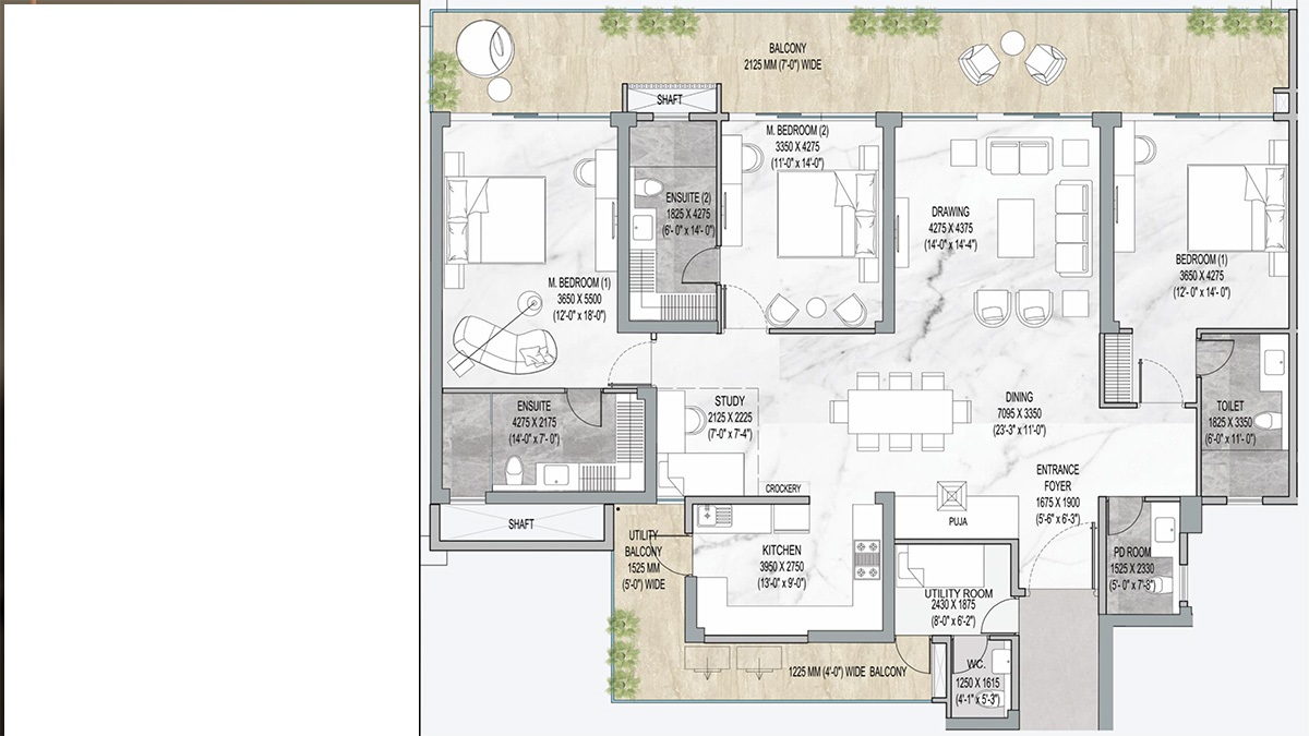 M3M The Cullinan, Sector-94