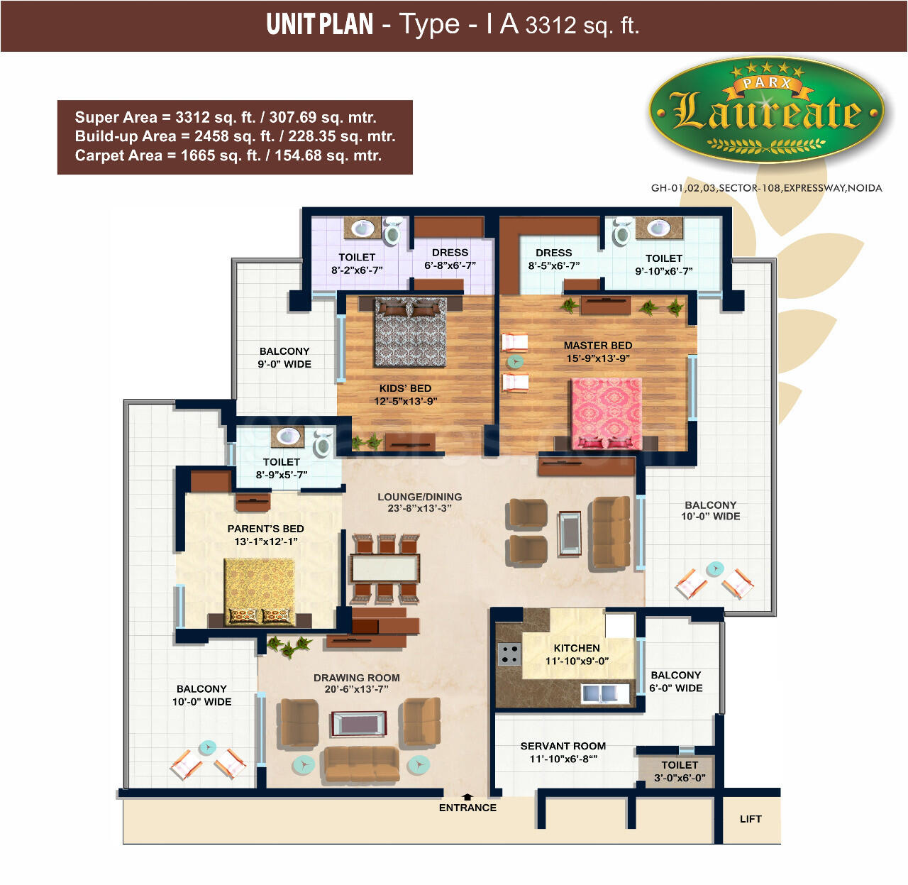 PARX Laureate, Sector-108, Noida