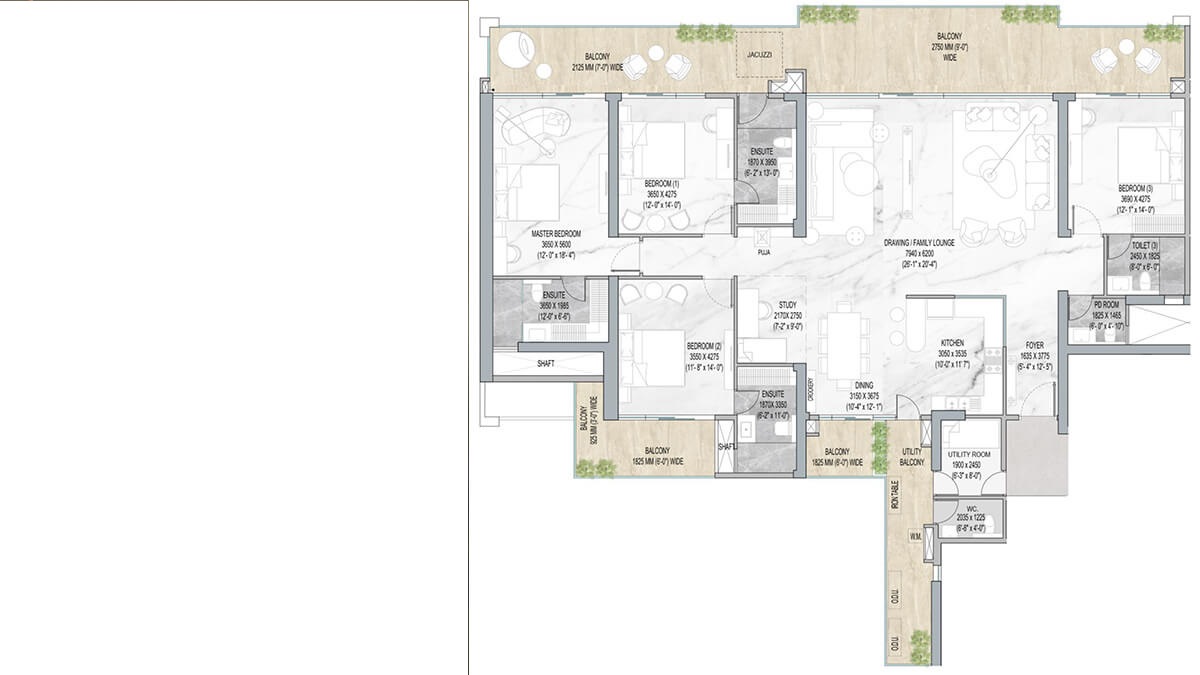 M3M The Cullinan, Sector-94