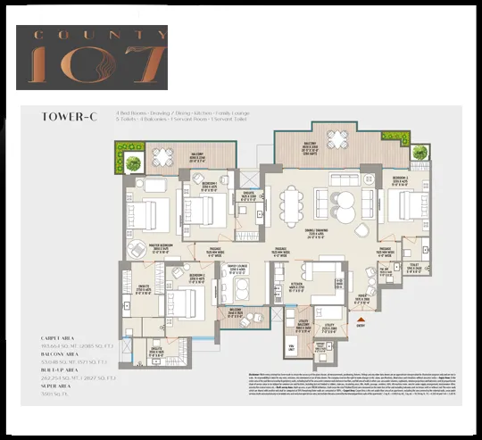 County 107, Sector 107 Noida