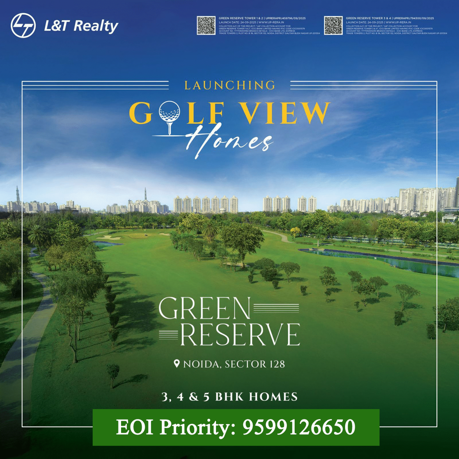 L&T Green Reserve, Sector 128 Noida