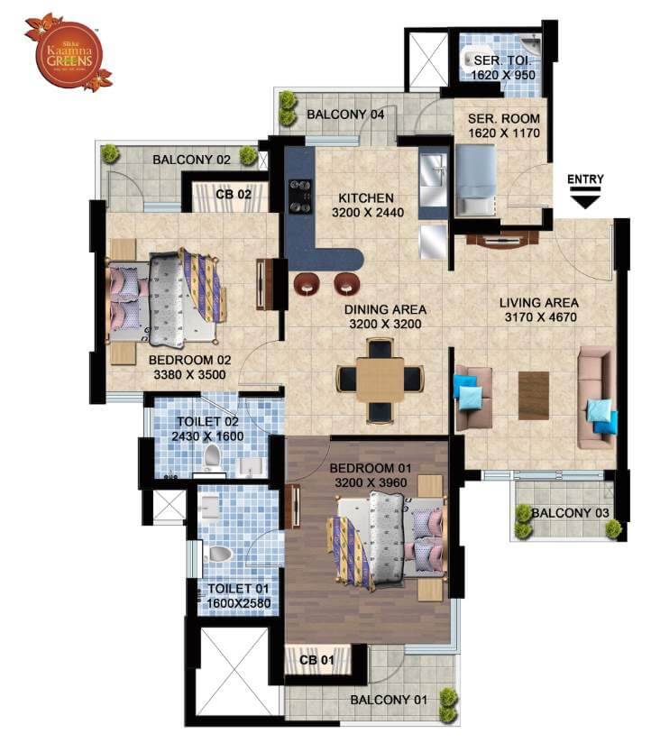 Sikka Kaamna Greens, Sector 143A Noida