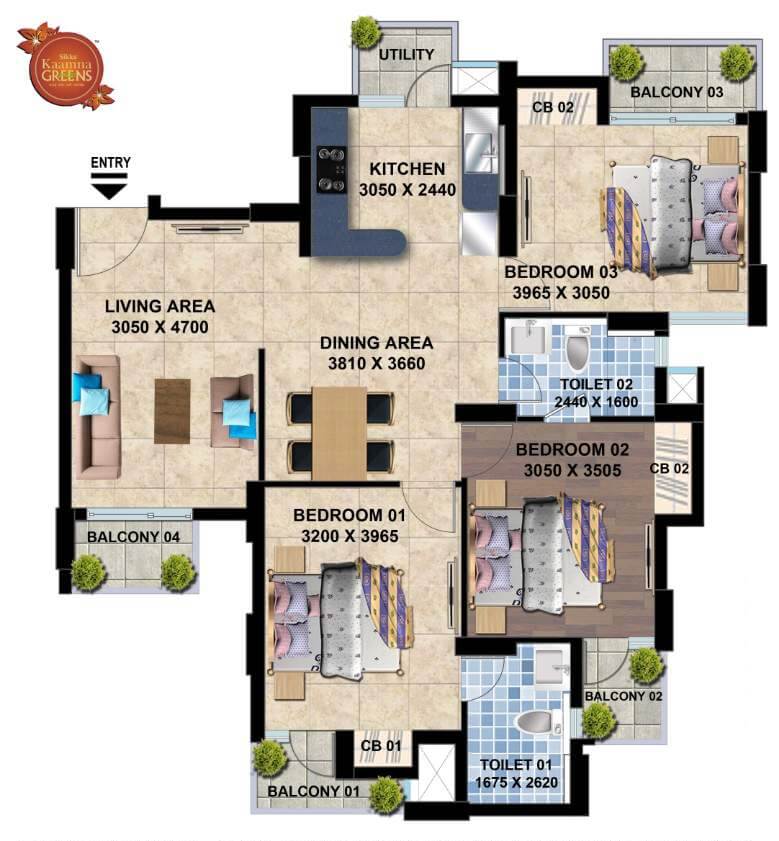 Sikka Kaamna Greens, Sector 143A Noida