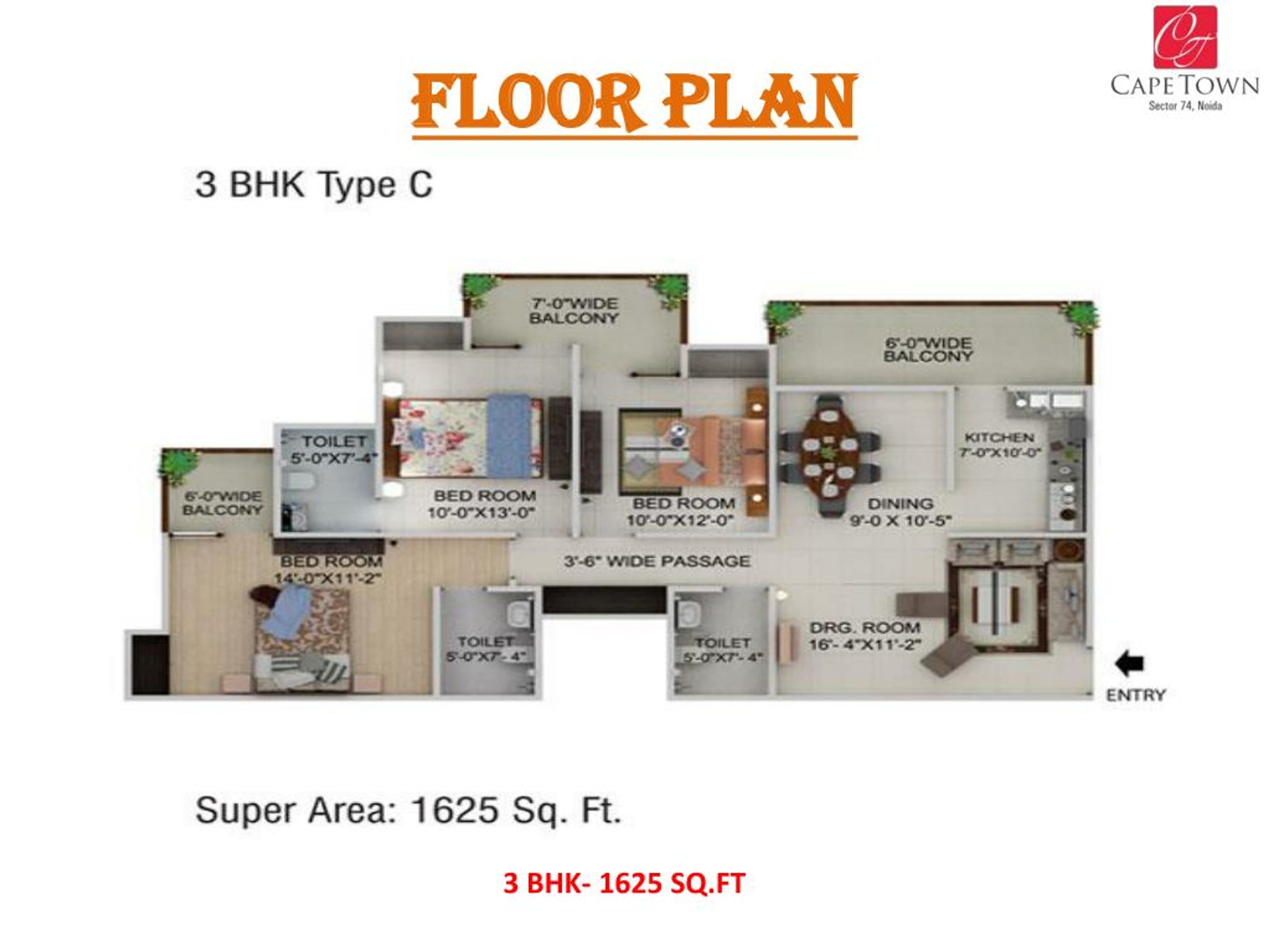 Supertech Cape Town, Sector 74 Noida