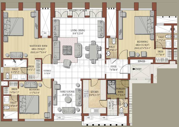 Jaypee Kalypso Court, Sector 128 Noida