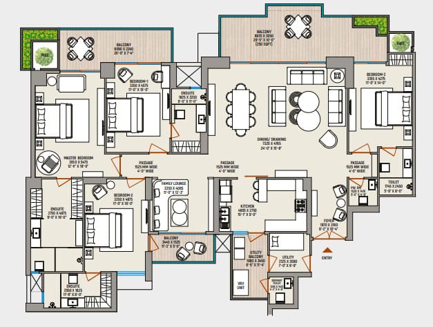 County 107, Sector 107 Noida